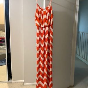 Orange Maxi Dress